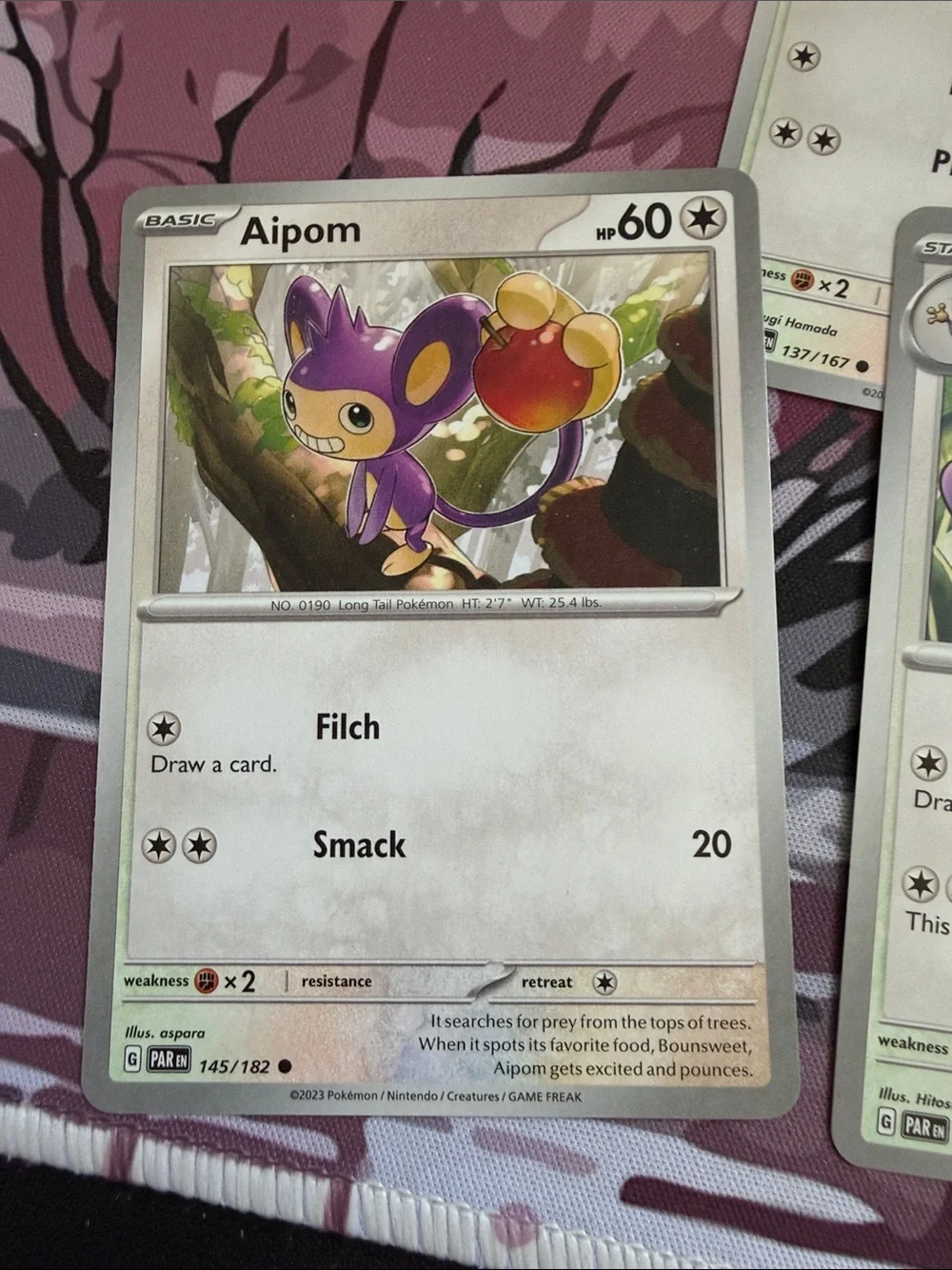 Aipom & Ambipom Collection Lot | Paradox Rift, Twilight Masquerade & Pokémon GO